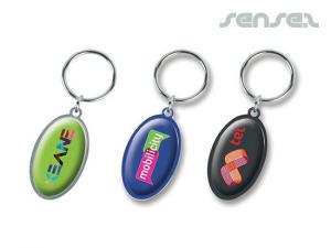 Promotional Oval Keyrings