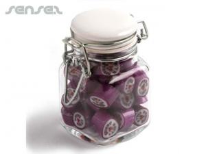 Promotional Rock Candy in Clip Lock Jars  (65G)