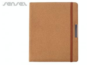 Promotional Eco Cork Compendiums (A4)