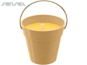 Promotional Bamboo Citronella Candles