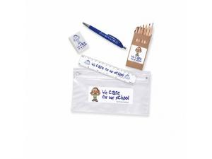 Promotional Bibo Stationery Sets In PVC Pencil Case
