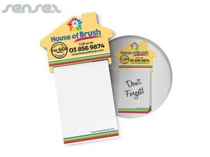 Magnetic Notepad For Fridge - House (Full Colour)