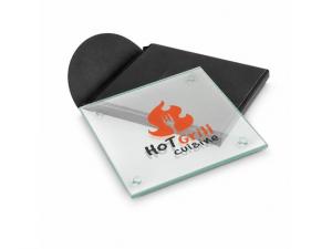 Promotional Clarity Glass Coasters (Single)