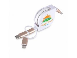 Promotional Cosmo Compact Multi Retractable Cables