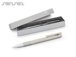 Brushed Steel LAMY Logo Pens