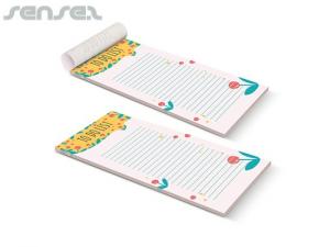 Full Colour Order/List Notepads (50 Leaves)
