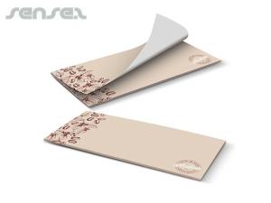 Promotional Full Colour Long Notepads (50 pages)