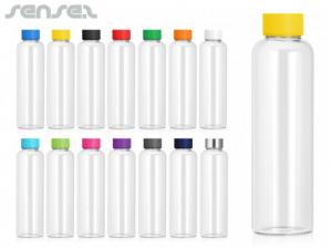 Pop Colour Glass Drink Bottles (600ml)