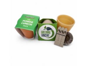 Promotional Flourish Eco Cornstarch Pots With Seed Sticks
