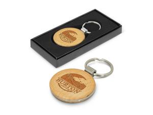 Promotional Beech Wooden Keychains (Round)