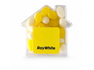 Promotional House Shaped Jelly Beans (50g)
