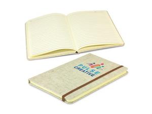 Promotional Natural Linen Look Notebooks (A5)