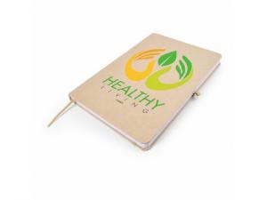 Promotional Cirro PU Natural Notebooks (A5)