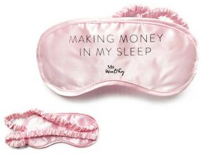 Sleeping Masks With Fabric Covered Straps