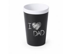 Ceramic Cups With Blackboard Paint (460ml)