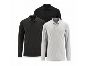 Promotional Mens Long Sleeve Polo Shirts (180gsm)