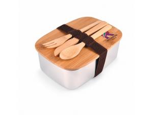Promotional Santiago Stainless Steel Lunch Boxes