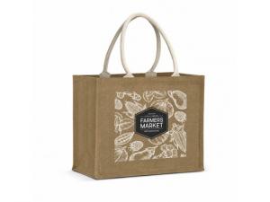 Promotional Large Eco Starch Tote Bags with Jute Handles (29L)