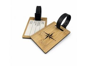 Promotional Eco Bamboo Luggage Tags