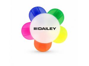 Promotional Daisy Shape Highlighters