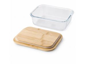 Promotional Bamboo Lid Glass Lunch Boxes