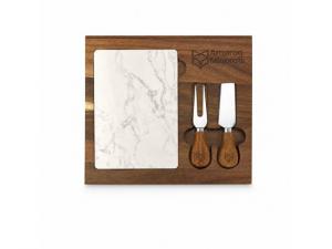 Promotional Marble Cheeseboard & Knife Sets