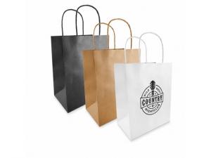 Promotional Kraft Paper Bags (196mmW x 248mmH x 120mmD)