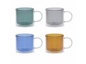Colourful Glass Mugs