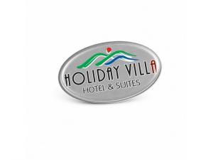 Promotional Oval Resin Coated Labels