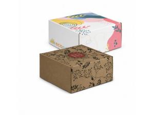 Promotional Die Cut Box with Locking Lid (167x167x83mm)