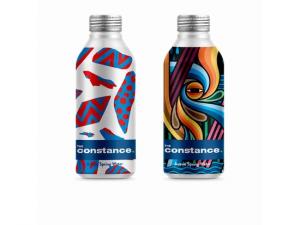 Promotional Aluminium Bottles Filled with Water (450ml)