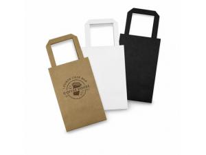 Promotional Small Paper Bags - Flat Handle (209 x 133mm)