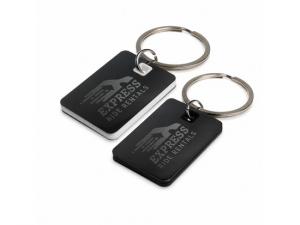 Promotional Rectangle Stainless Steel Keyrings