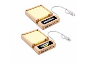 USB Hubs With Sticky Notes