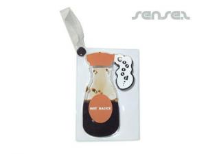 Promotional Liquid Filled Swing Tags
