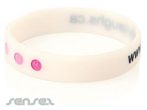 Promotional Silicone Wristbands Embossed