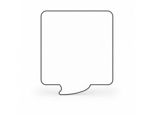 Promotional Speech Bubble Sticky Notes (25 pages)