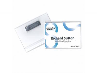 Event PVC Name Badge Holders