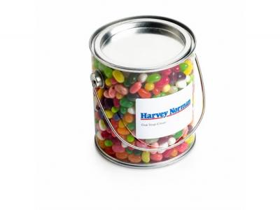 Large Buckets Filled With JELLY BELLY Jelly Beans (850g)
