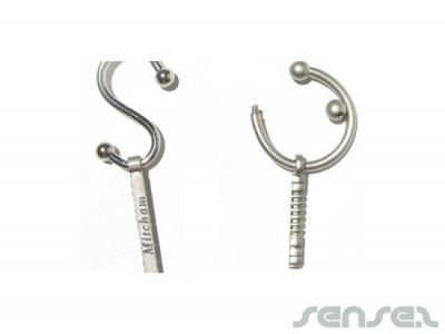 Piercing Shaped Key Chains