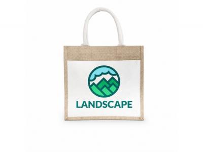 Maliva Jute Bags With Printed Pocket