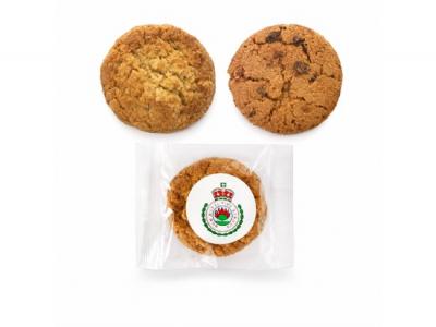 Chocolate Chip & ANZAC Biscuits In Cello Bags (12g)