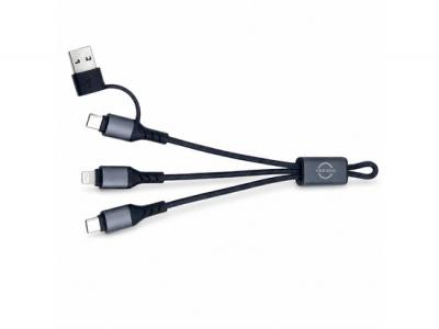 Charging Cables (2-in-1 Aluminium, 17cm)
