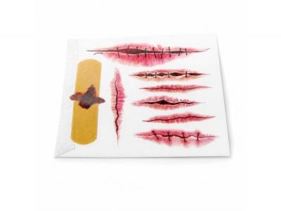 Wound Temporary Tattoos